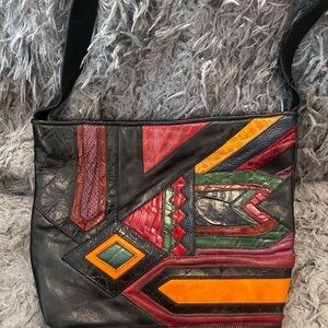 Colorful Patchwork Shoulder Bag